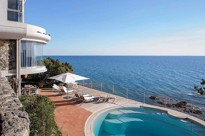 Villa Vistamare, modern style villa, breathtaking sea view, sleeps 12